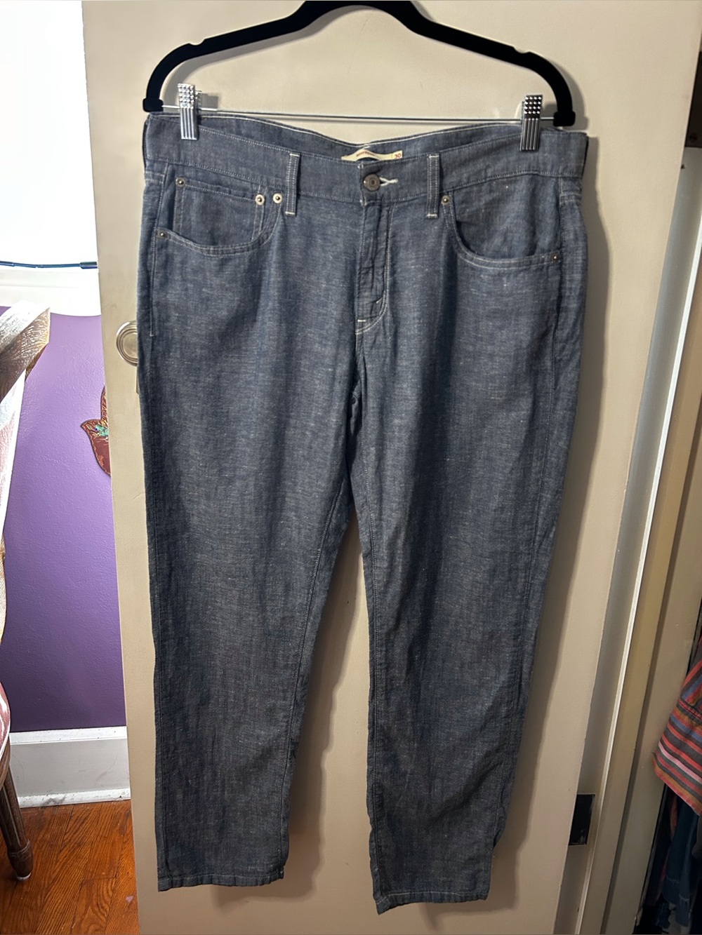 Levi's Women’s Boyfriend Linen-Cotton Pants